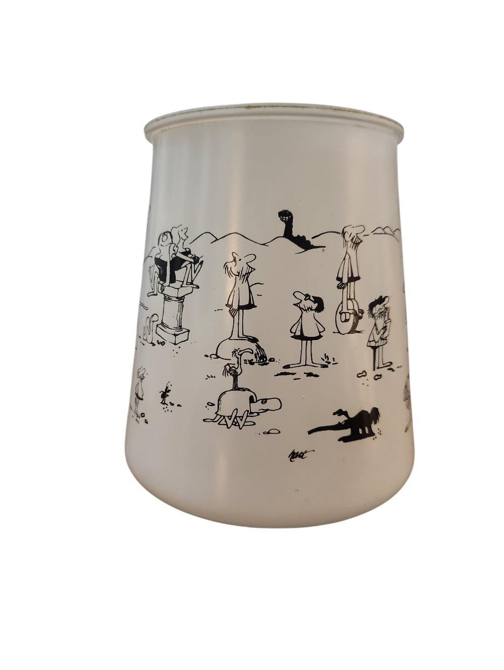 B.C. Comic 1970s Vintage Glass Cookie Jar